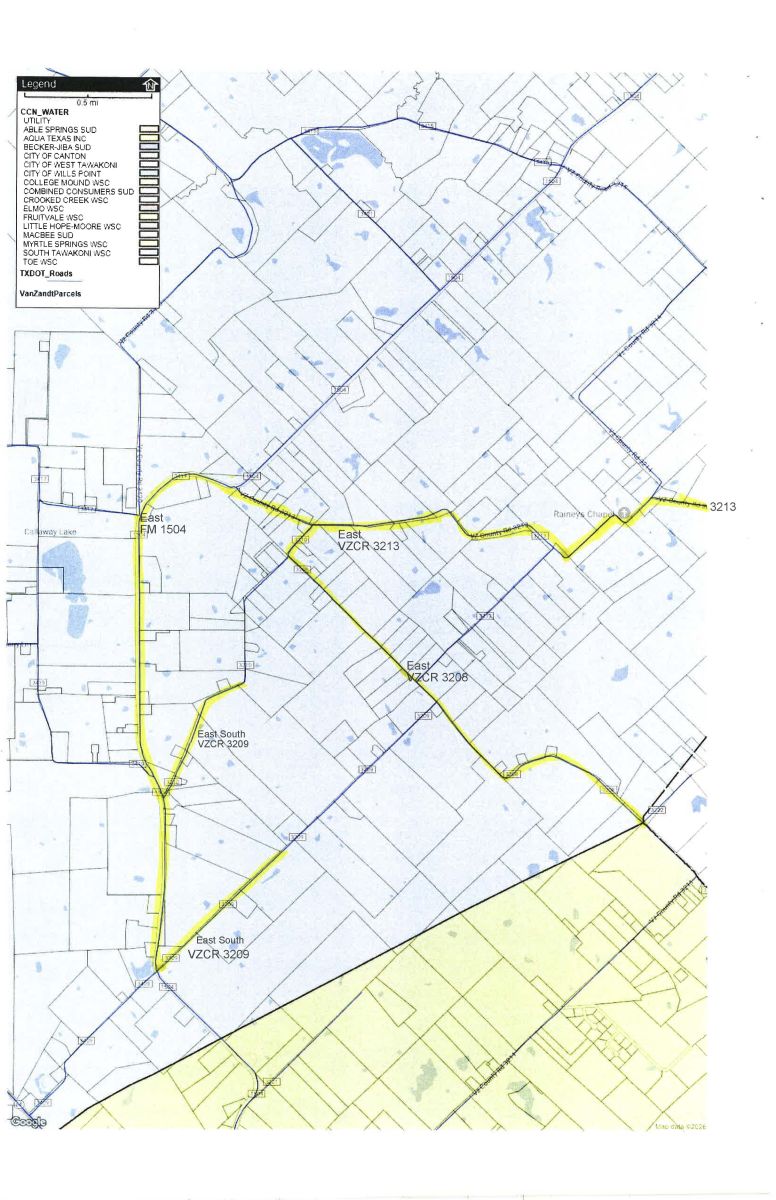 Map of Edgewood Distribution 